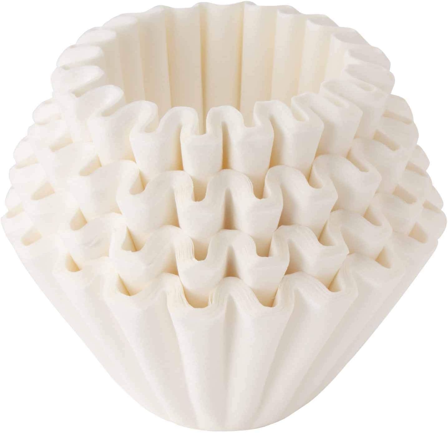 Kalita Wave Paper Coffee Filters I Larger Size 185 I 100 Count I Specially Pour Over Dripper I Made in Japan, Large, White - Image 3