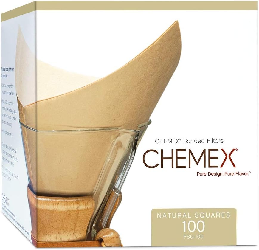 Chemex Bonded Filter - Natural Square - 100 ct - Exclusive Packaging - Image 3