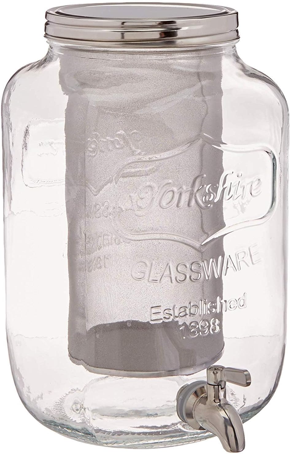 Cold Brew Coffee Filter for Yorkshire 2 Gallon Beverage Dispenser and Cold Brew Maker - Metal Micro Mesh Filter for Large Batch Cold Brewing - Image 4