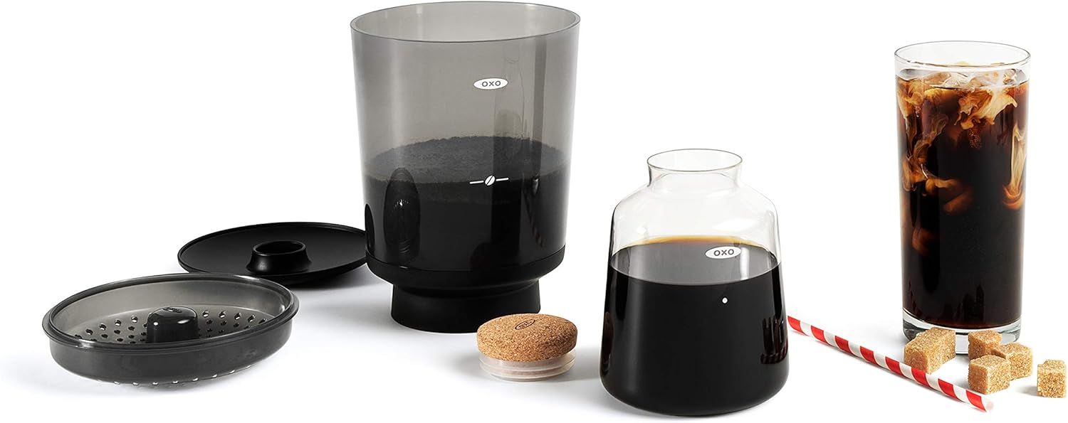 OXO Brew Compact Cold Brew Coffee Maker,Black - Image 10