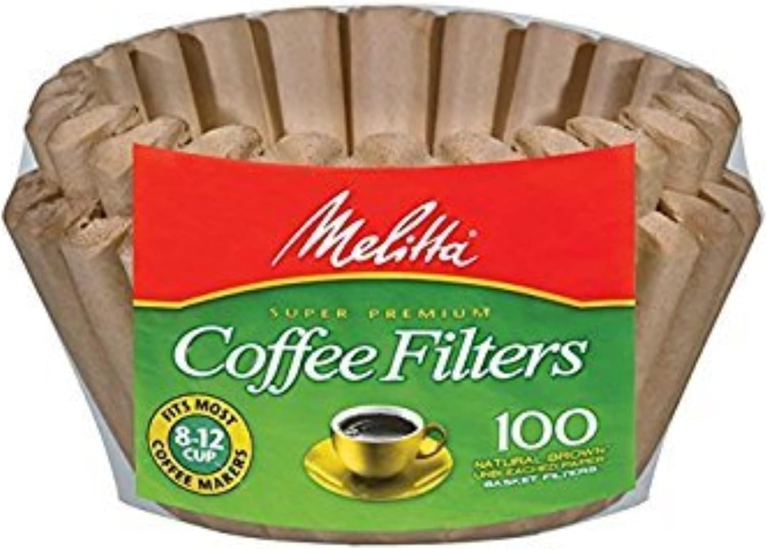 Melitta 8-12 Cup Basket Filter Paper (Natural Brown, 400 Count) - Image 3