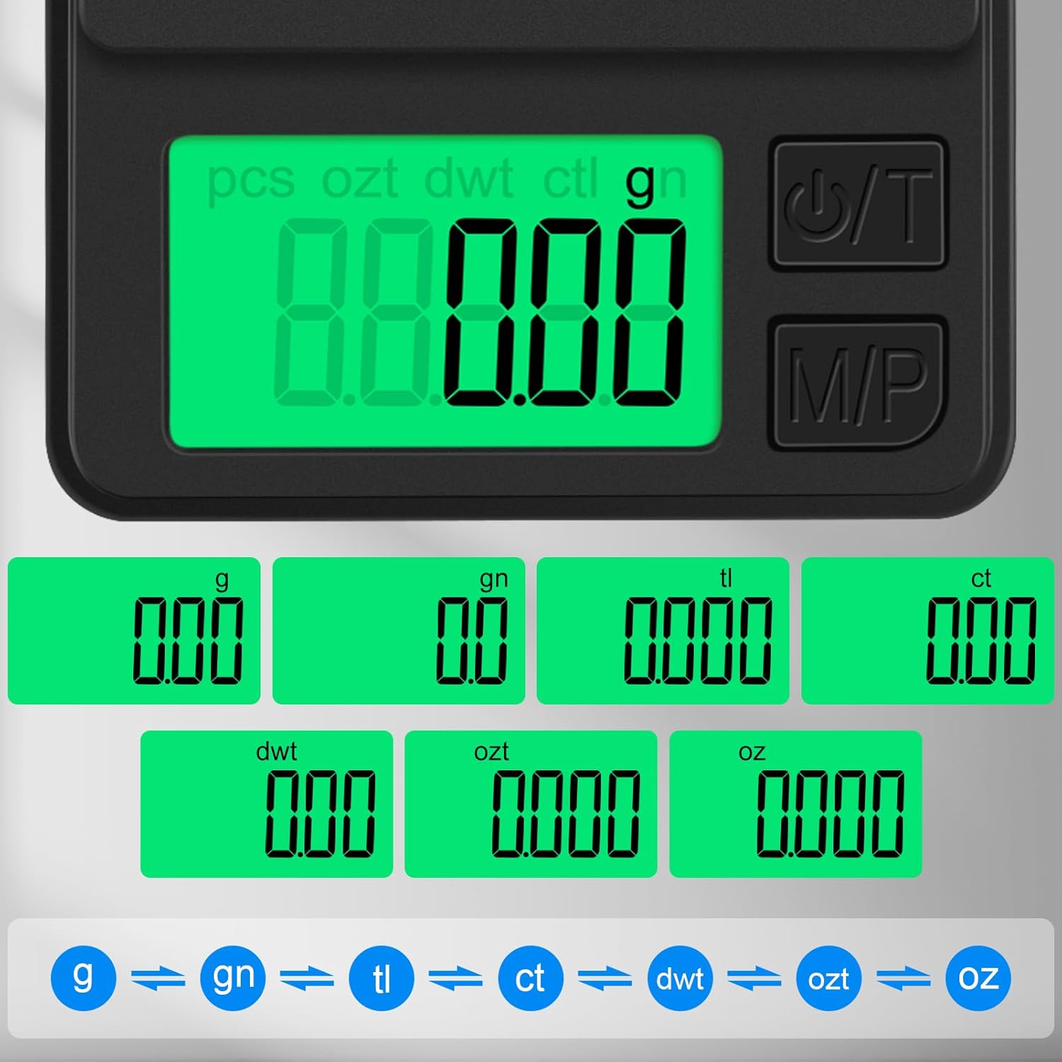 Digital Pocket Scale 1000g x 0.01g, Diyife Portable Precision Gram Scale Jewelry Scale with Protective Cover, Backlit LCD, 7 Units Tare, for Food, Kitchen, Coffee, Battery Included - Image 5