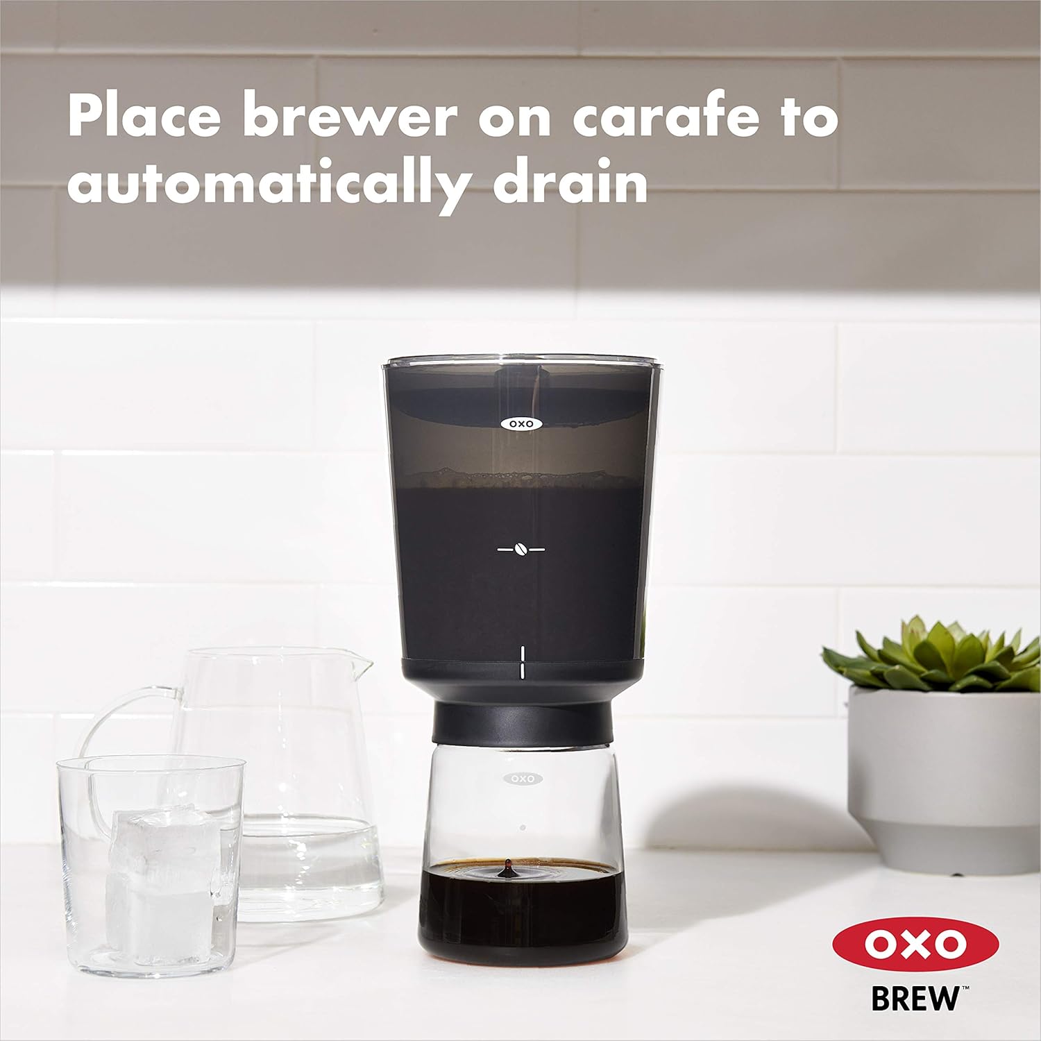 OXO Brew Compact Cold Brew Coffee Maker,Black - Image 3