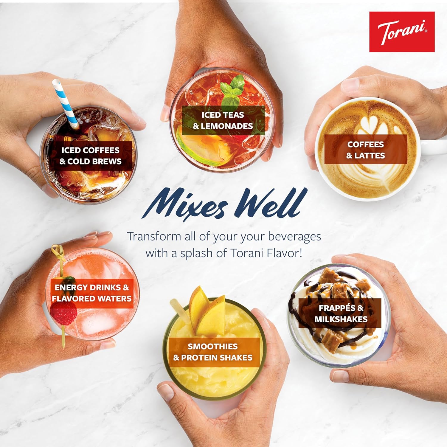 Torani Sugar Free Syrup, Caramel, 25.4 Fl Oz, (Pack of 4) - Image 9