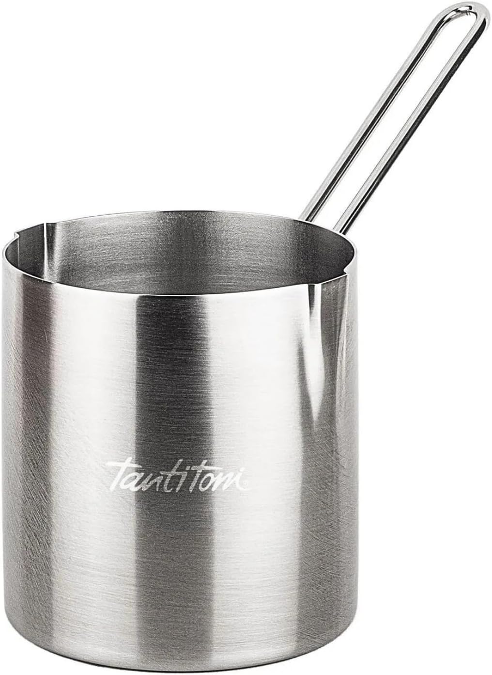 Turkish Coffee Pot Stainless Steel Cezve – Small Milk Warmer Briki for Stove – Coffee Boiler & Arabic Greek Coffee Maker – Heat Resistant Handle (26.03 oz.) - Image 2