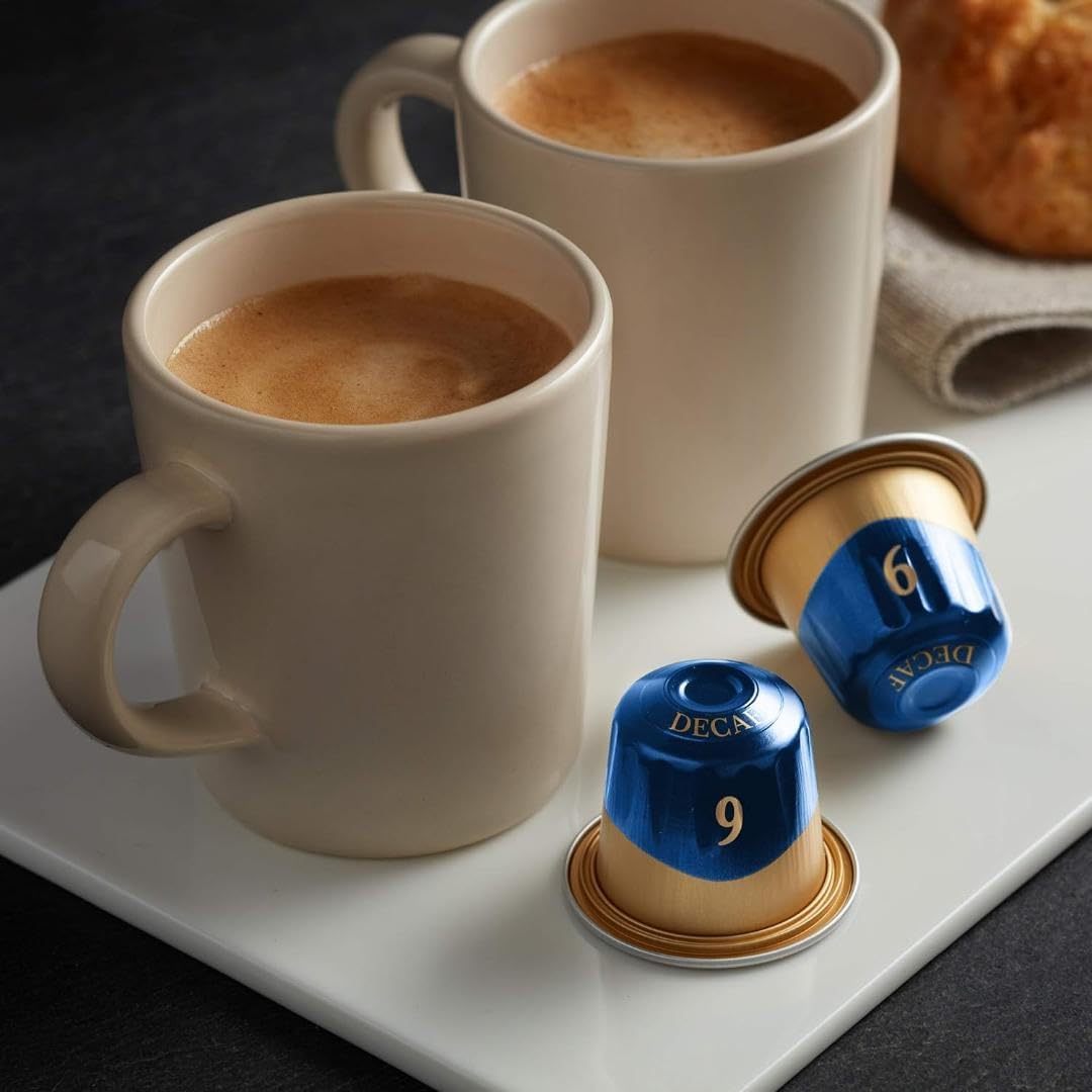 Peet's Coffee, Medium Roast Decaf Espresso Capsules, Compatible with Nespresso Original Machine - Decaf Ristretto Intensity 10, 100 Count (10 Boxes of 10 Espresso Capsules) - Image 9