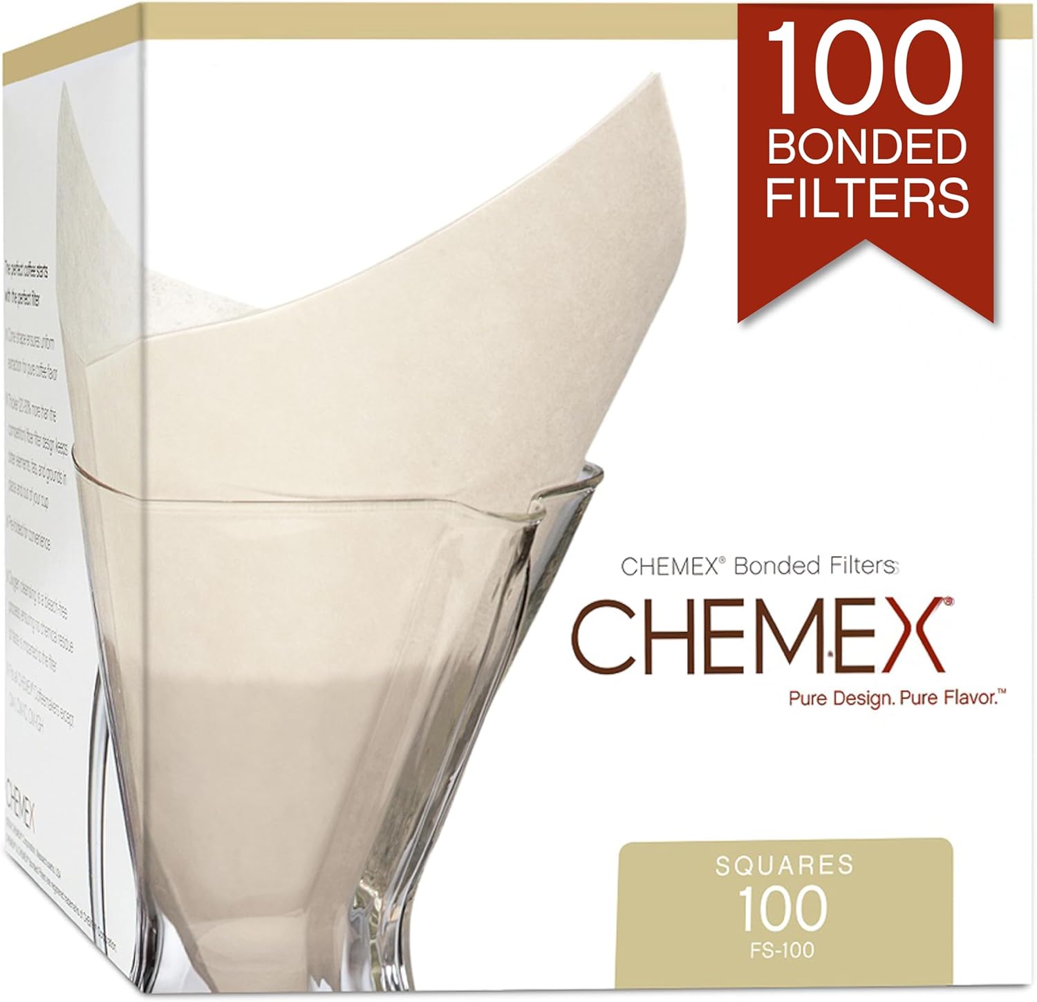 Chemex Bonded Filter - Square - 100 ct - Exclusive Packaging - Image 2