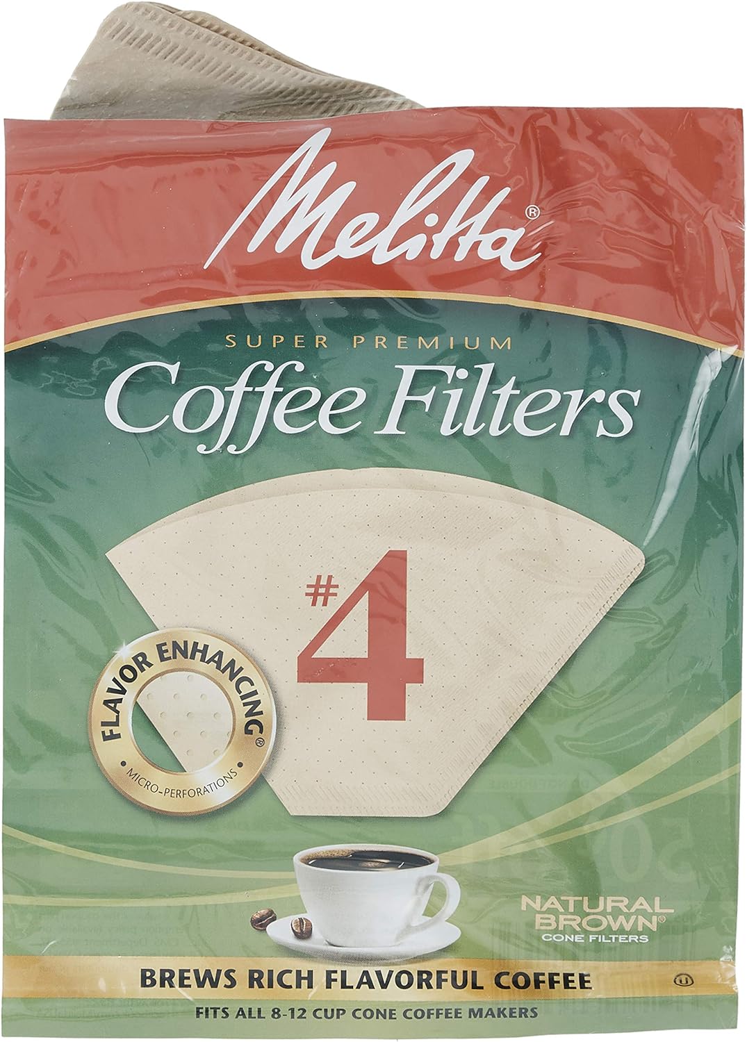 Melitta 1 Cup Porcelain Pour-Over Cone Coffeemaker, Glossy White - Image 5